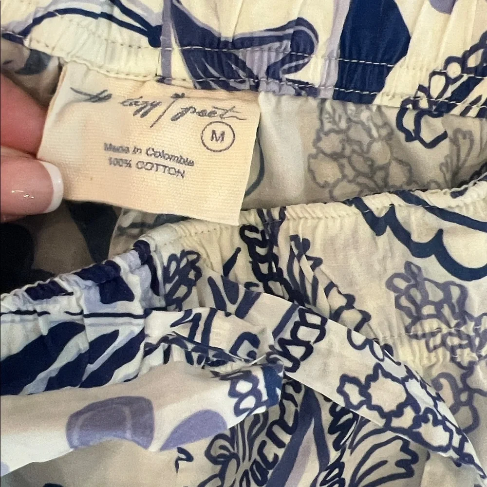 Women's Blue Paisley Pajama Set - Picture 10 of 12